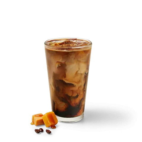 Krispy Kreme Iced Caramel Coffee with Milk