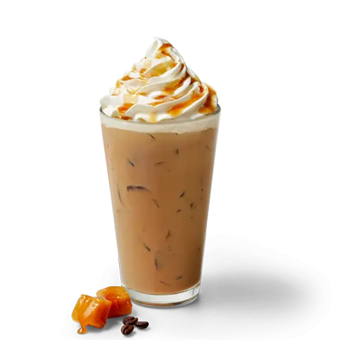 Krispy Kreme Iced Caramel Specialty Latte