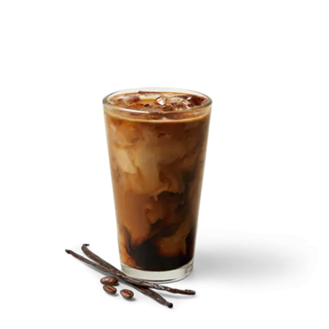 Krispy Kreme Iced Vanilla Coffee with Milk