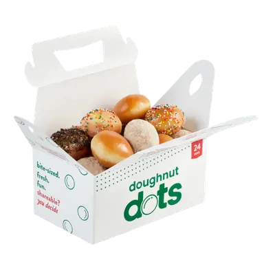 24 Count Assorted Doughnut Dots