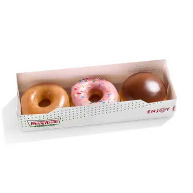 3 COUNT CLASSIC ASSORTED DOUGHNUTS