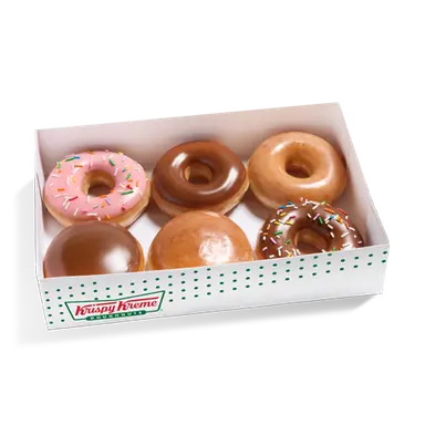 6 Count Classic Assorted Doughnuts