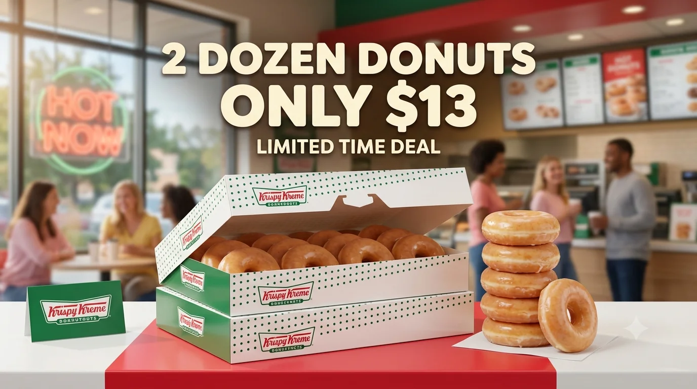 Krispy Kreme 2 Dozen $13 Deal