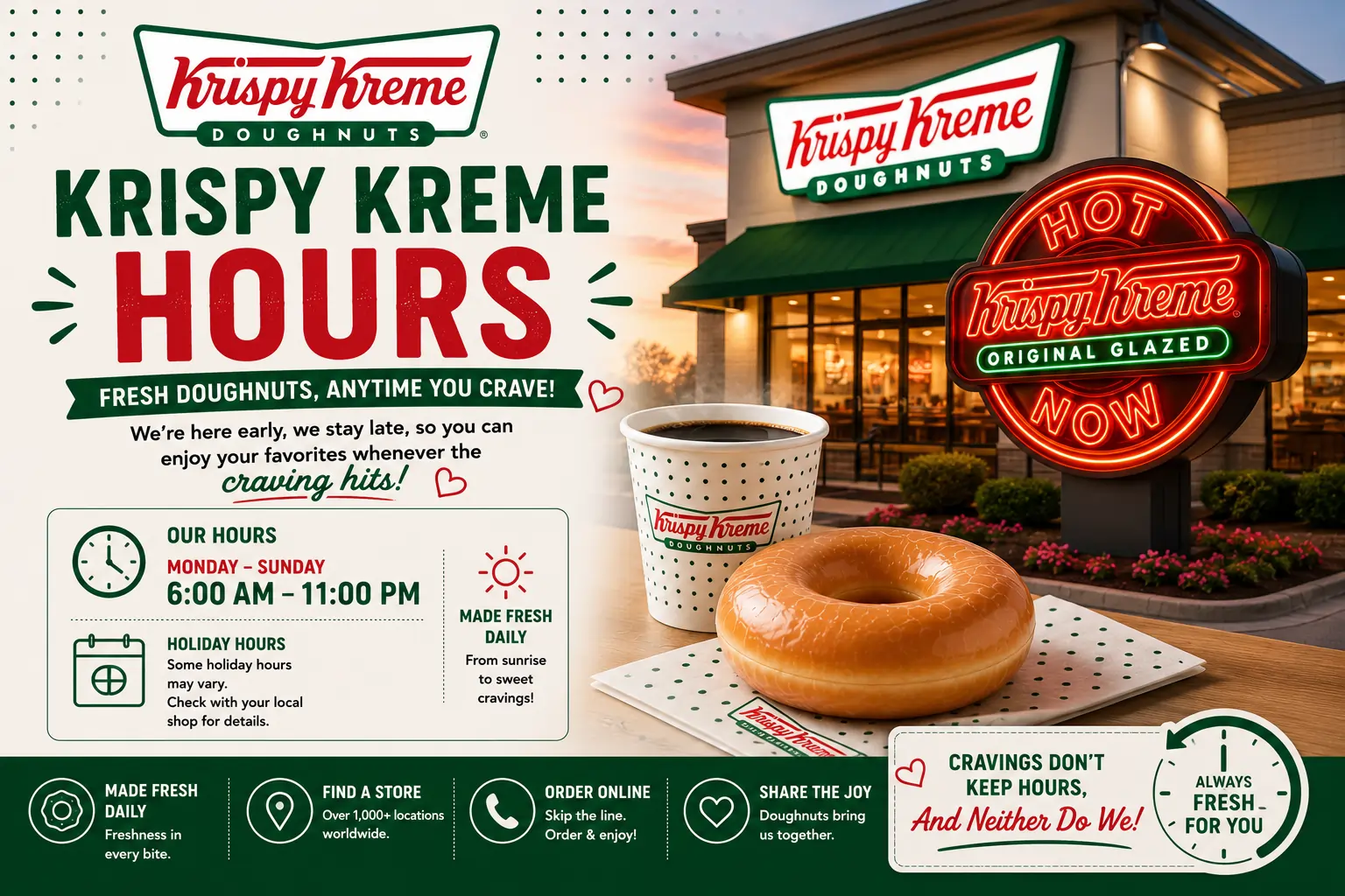 Krispy Kreme hours