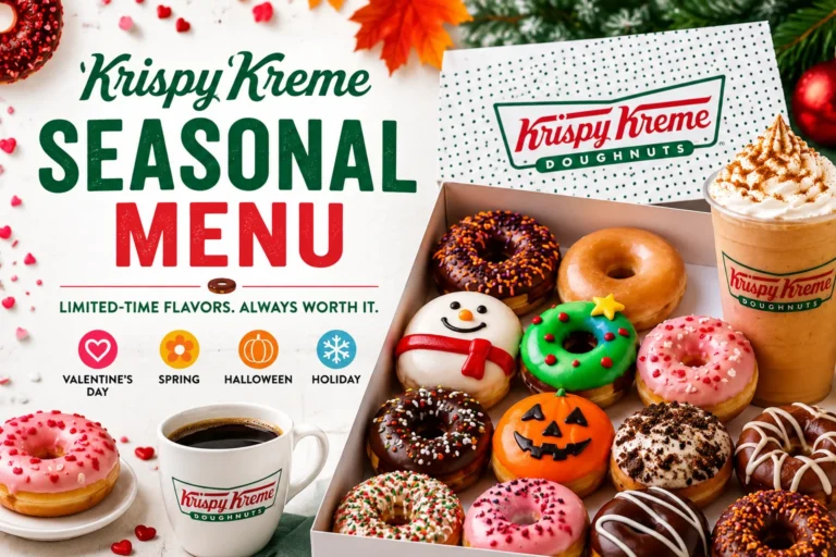 Krispy Kreme seasonal menu